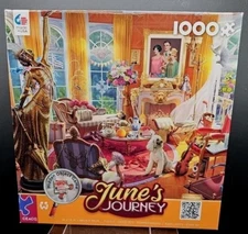 Junes Journey Hidden Object 1000-Piece Puzzle By Ceaco  Vibrant Artwork & Fun
