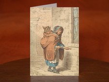 A London Street Crier by James Gillray - A5 Art Print Greeting Card