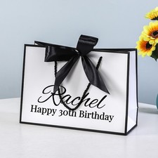 Personalised Gift Bag for Birthday Baby Shower Wedding 18th 30th 40th 50th 60th
