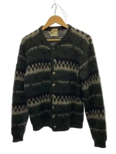 Richman BROTHERS Cardigan 60s Mohair Concho Button Metal M Wool BRW Used