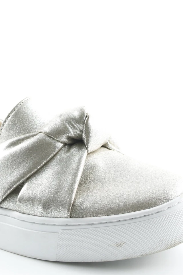 ZARA BASIC Scarpa slip-on Donna Scarpa bassa Taglia IT 38 argento stile casual - Immagine 4 di 4