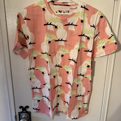 Men’s Knickerbocker pink cockatoo T-shirt size medium new