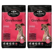 25kg COMPLETE GREYHOUND FOOD - Racing Dog Food Coat Digestion - 2 x 12.5kg BULK 1.44 per kilo