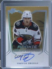 2021-22 SPx SPx Rookie Signatures Trevor Zegras #SPXR-TZ Auto 09go