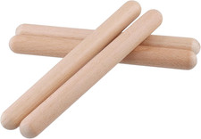 50 PCS 8" Wooden Rhythm Sticks 25 Pairs Musical Stick Set Music Lummi for A
