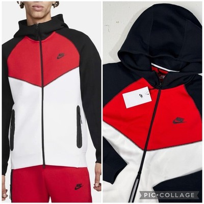 Nike Men Size M Sportswear Tech Fleece Hoodie Jacket FZ4709-100