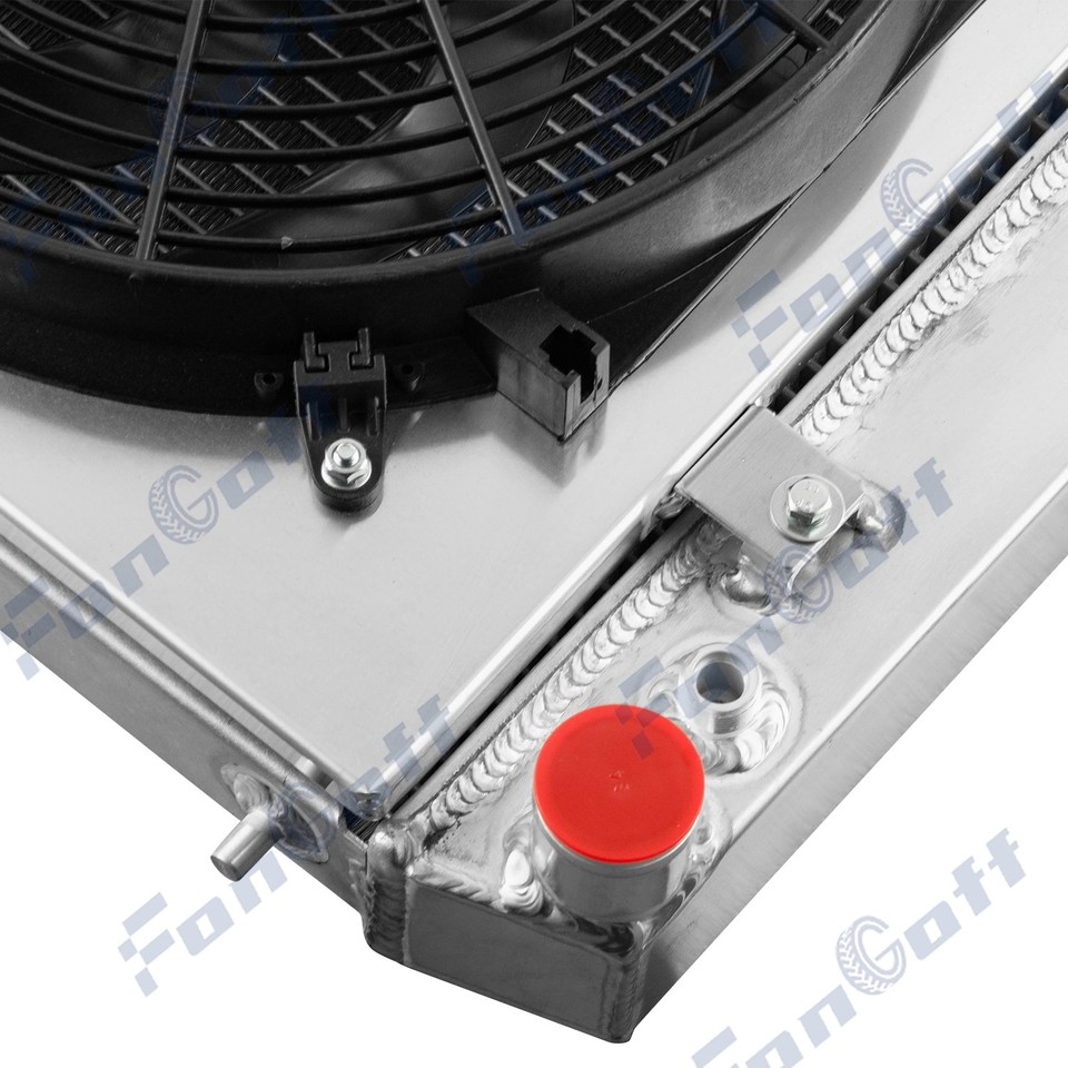 Land Rover Defender Radiator Frame 3 Rows Radiator Shroud Fan For 1989-1994 Land Rover Discovery 1 ...
