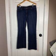 Levis 525 Perfect Waist Bootcut Jeans Womens 18.5x30.5 Dark Indigo Denim Pants