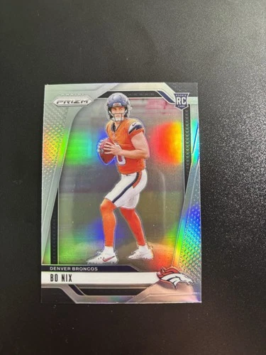 2024 Panini Prizm - Rookies Bo Nix #309 Silver Prizm (RC)