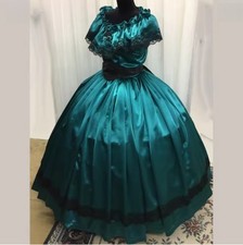 Taffeta Wedding Dresses Victorian Vintage Lace 1970s A Line Custom Bridal Gowns