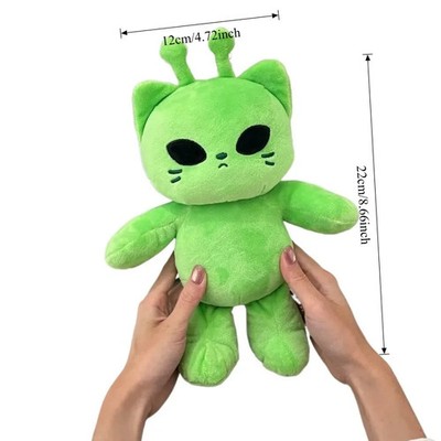 Cute Alien Cat Plush Toy Super Soft Kawaii Stuffed Animal Pillow Gift