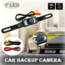 Car Rear View Camera Reverse Backup Cmos Night Vision License Plate Waterproof