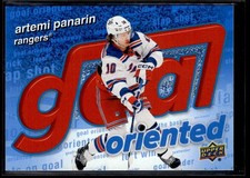 2025-26 Upper Deck Series 1 Goal Oriented Speckle #GO-15 Artemi Panarin