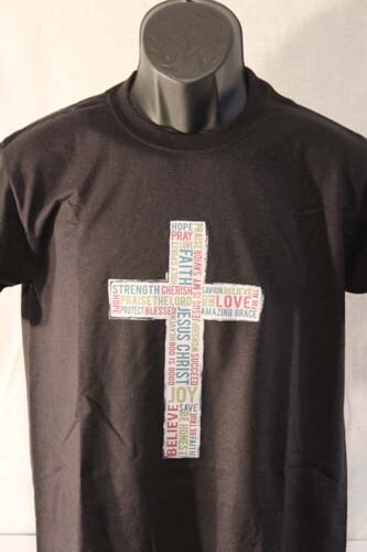 Inspirational cross Christ bible God Jesus mens t-shirt tee graphic novelty new - Bild 18 von 33