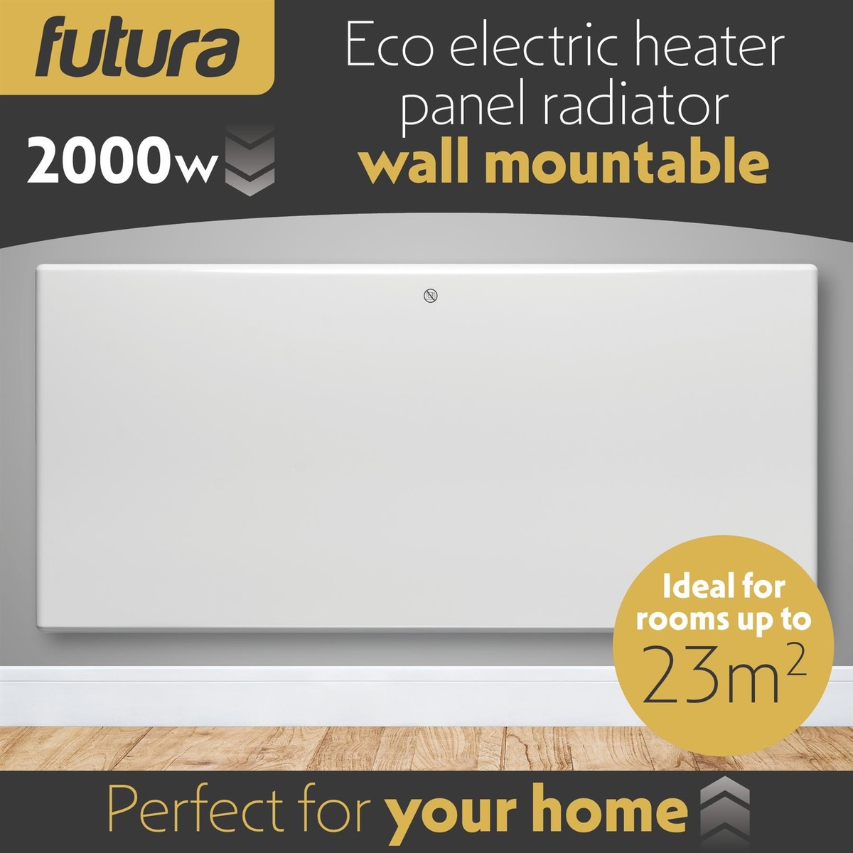 Electric Panel Futura Deluxe Wall Mounted Heater Eco Wall Heater