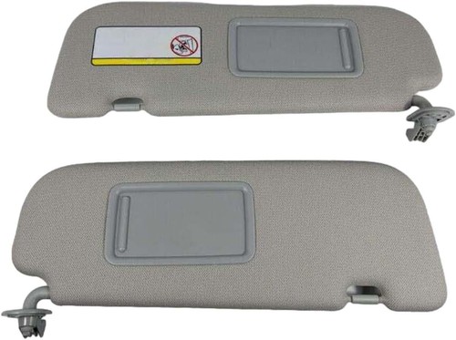 Sun Visor Pair Set For 2012-2015 Hyundai Veloster Driver & Passenger Side Gray - Bild 7 von 8