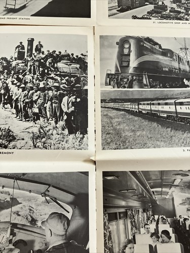 Vintage Train 1950's Lg. Posters & Cut Outs Passenger/Freight Train Education - Picture 4 of 13