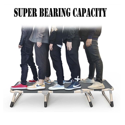 Folding Camping Bed Adjustable Portable Camping Cots Home Outdoor Travel - Picture 6 of 7