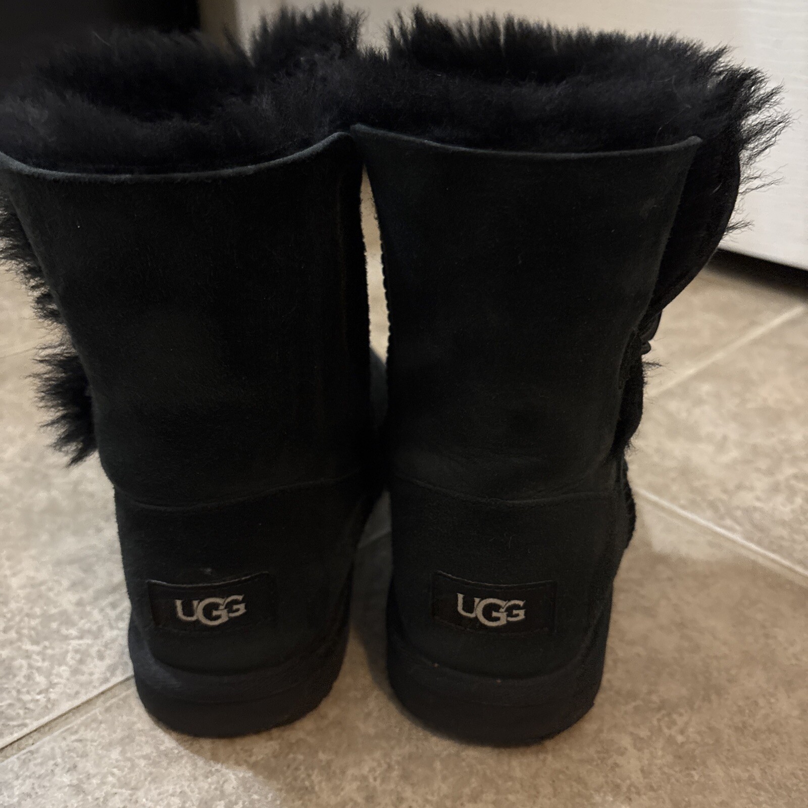 Ugg Australia Mini Bailey Button ll Black Womens … - image 2
