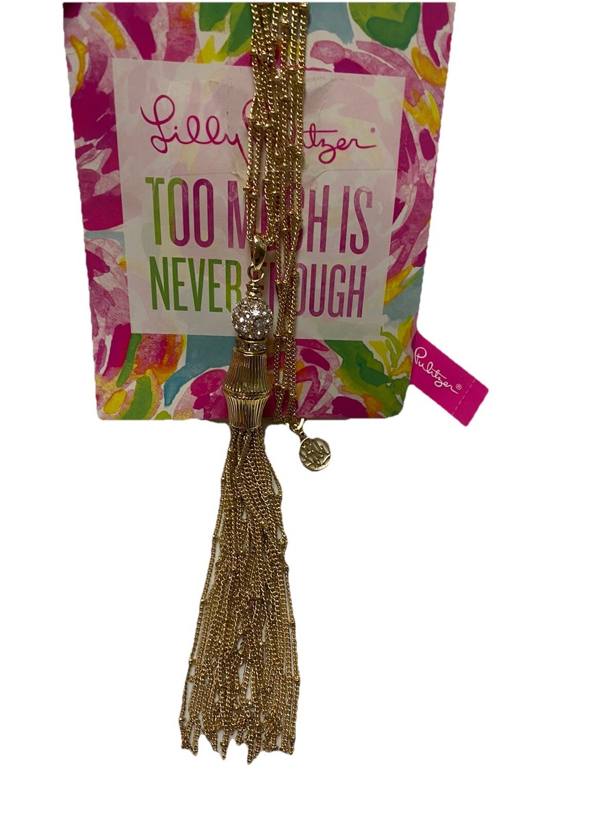 Tassel Necklace Lilly Pulitzer Keychain Tassel Lilly Pulitzer Long