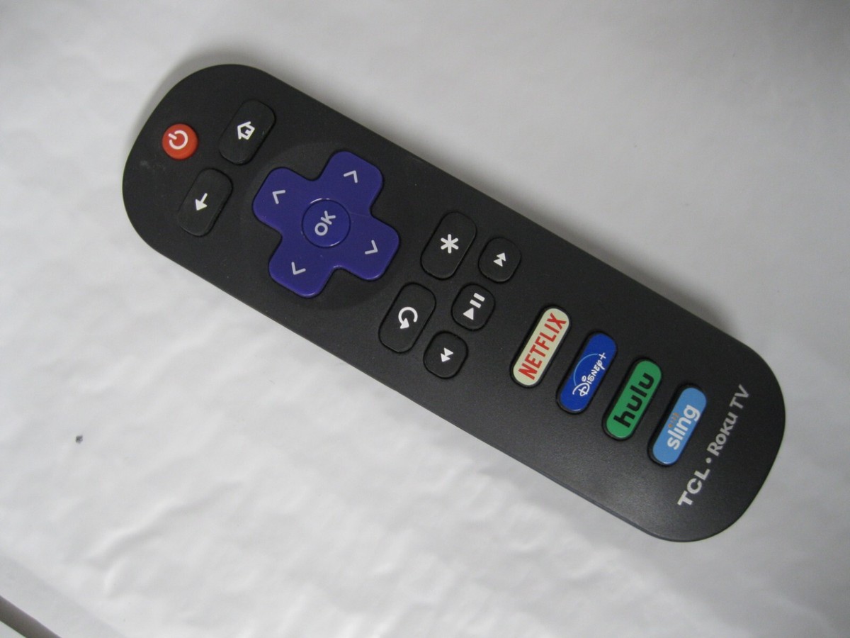 TCL RC280 TV Remote Control w Netflix Hulu & Disney+ Apps