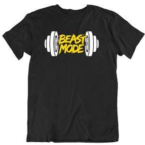 Beast Mode (16) Slogan Gym Motivation Bodybuilding T Shirt For Men And Ladies
