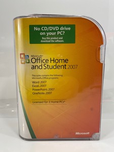 Microsoft office Home and student 2007 - complete package - 3pcs in One household - non-commercial - CD - win - English (882224165242)