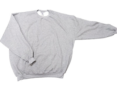 NWT NEW SOFT FLEECE SWEATSHIRT SHIRT GRAY GREY  3X 3XL XXXL