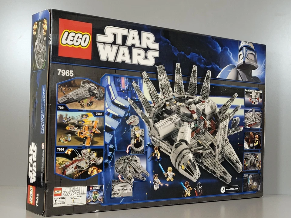 LEGO 7965 Star Wars Millennium Falcon RETIRED (NEW & SEALED) Darth Luke Han Leia - Image 4 of 4
