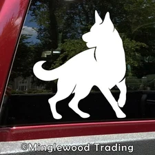 GERMAN SHEPHERD Vinyl Decal Sticker -V3- Dog GSD Puppy Alsatian K9 Canine