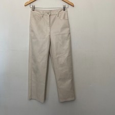 Aritzia Wilfred The Melina Cropped Faux Leather Straight Leg Pant Size 2 Birch