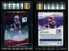 SONY MICHEL 2021 PRESTIGE XTRA PTS PREMIUM RED SIGNATURES BGS 9 / 9 Auto