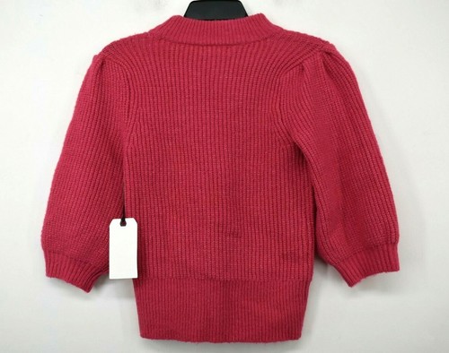 Leith Womens Pink Mock Neck Cuff Hem 