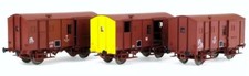 EPM 510012 - Coffret de 3 fourgons type Us, SNCF rouge UIC - HO (1:87)