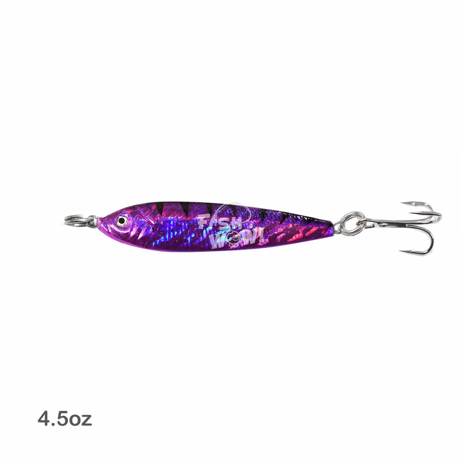 50pcs Fish WOW! 4.5oz Fishing Mega Metal Bait Live luna Jig Lure Random Colors - Image 9