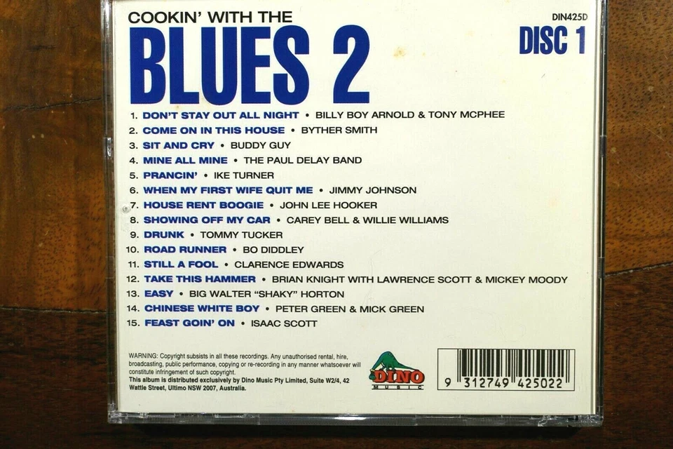 Cookin' With The Blues 2, disco 1 - CD, en muy buena condición Foto 2 de 2