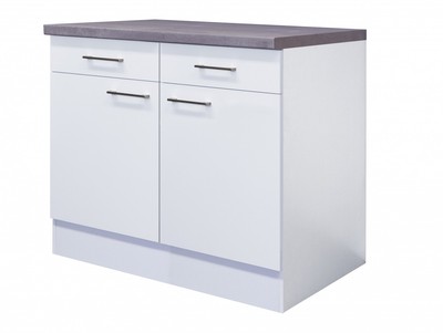 Unterschrank 100 cm Weiß - Nawa | eBay