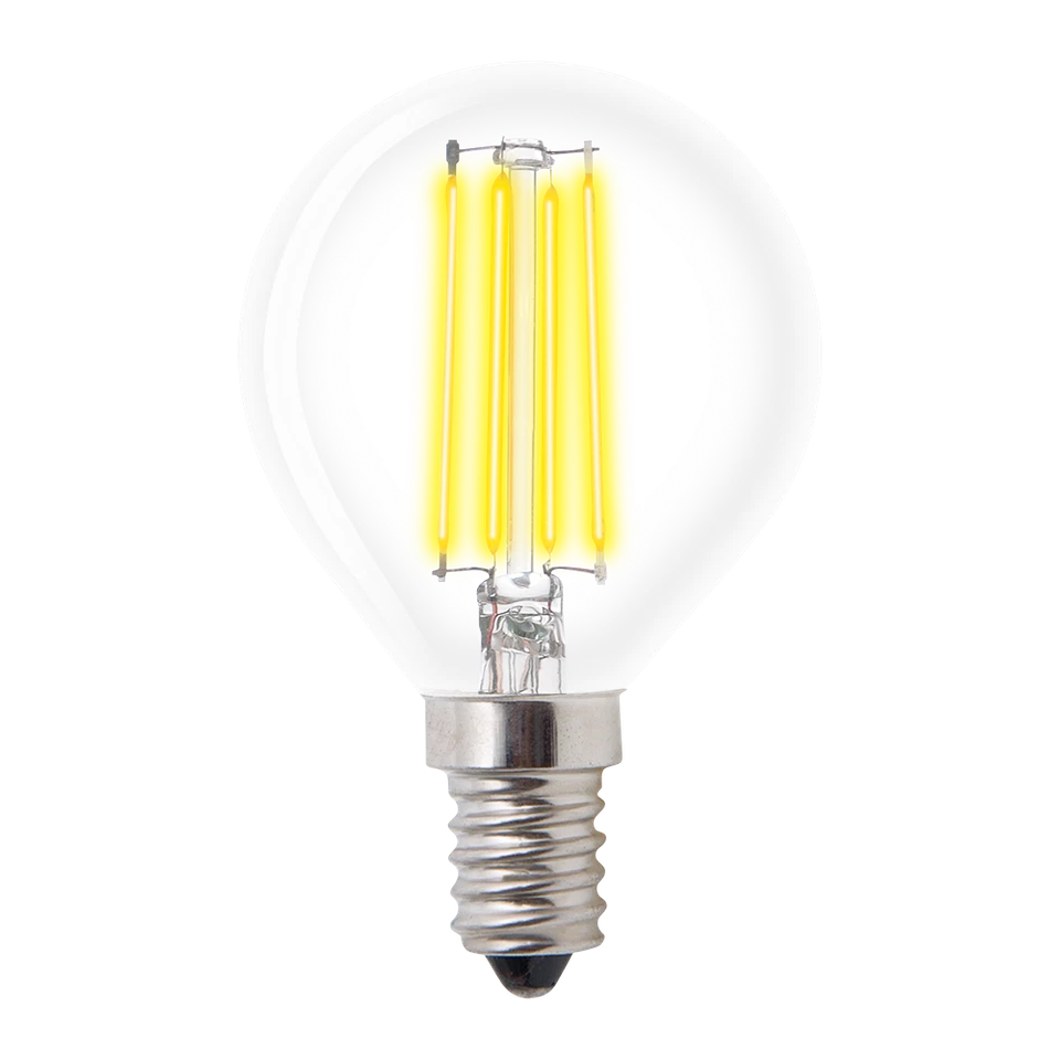 12 X Verbatim LED Filament Clear Dome Mini-classic Dimmable E14 2700K 470lm 330° - Image 2 of 2