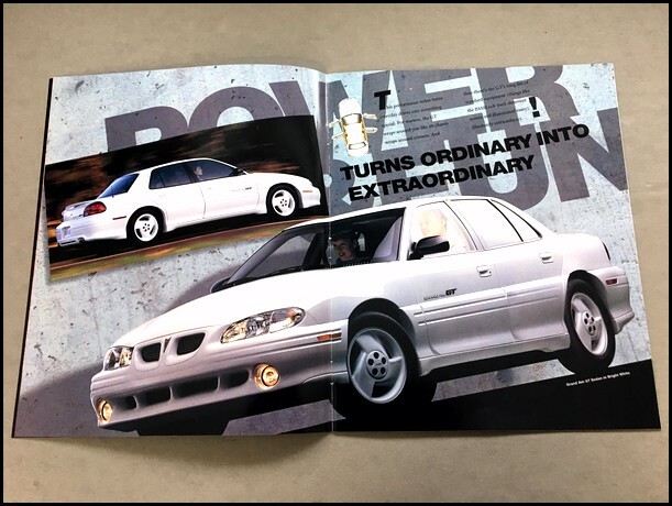 1996 Pontiac Grand Am Original Car Sales Brochure Catalog - GT SE
