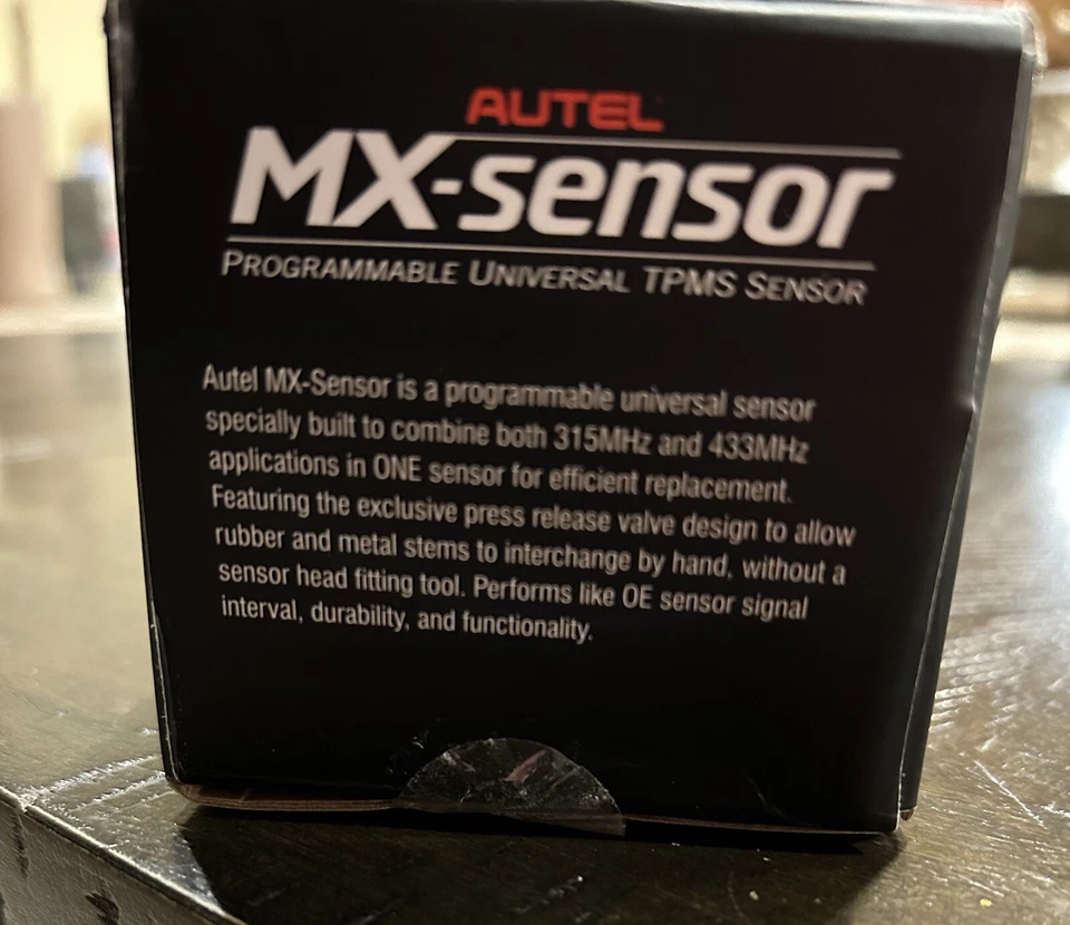 Autel TPMS MX-Sensor 315MHz & 433MHz Programmable Universal Rubber 20 Pack New - Image 2 of 3