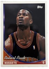 Excellent: Vintage 1993-94 topps Robert Pack Denver Nuggets Trading Card