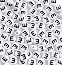 Letter Beads for Bracelets Making 200 Pcs 4x7mm Alphabet Beads for Bracelets ...