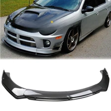 Front Bumper Lip Splitter Spoiler Body Kit Carbon Fiber For Dodge Neon