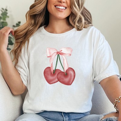 Coquette Aesthetic Shirt Soft Girl Era Cute Cat Shirt Sweatshirt T-Shirt