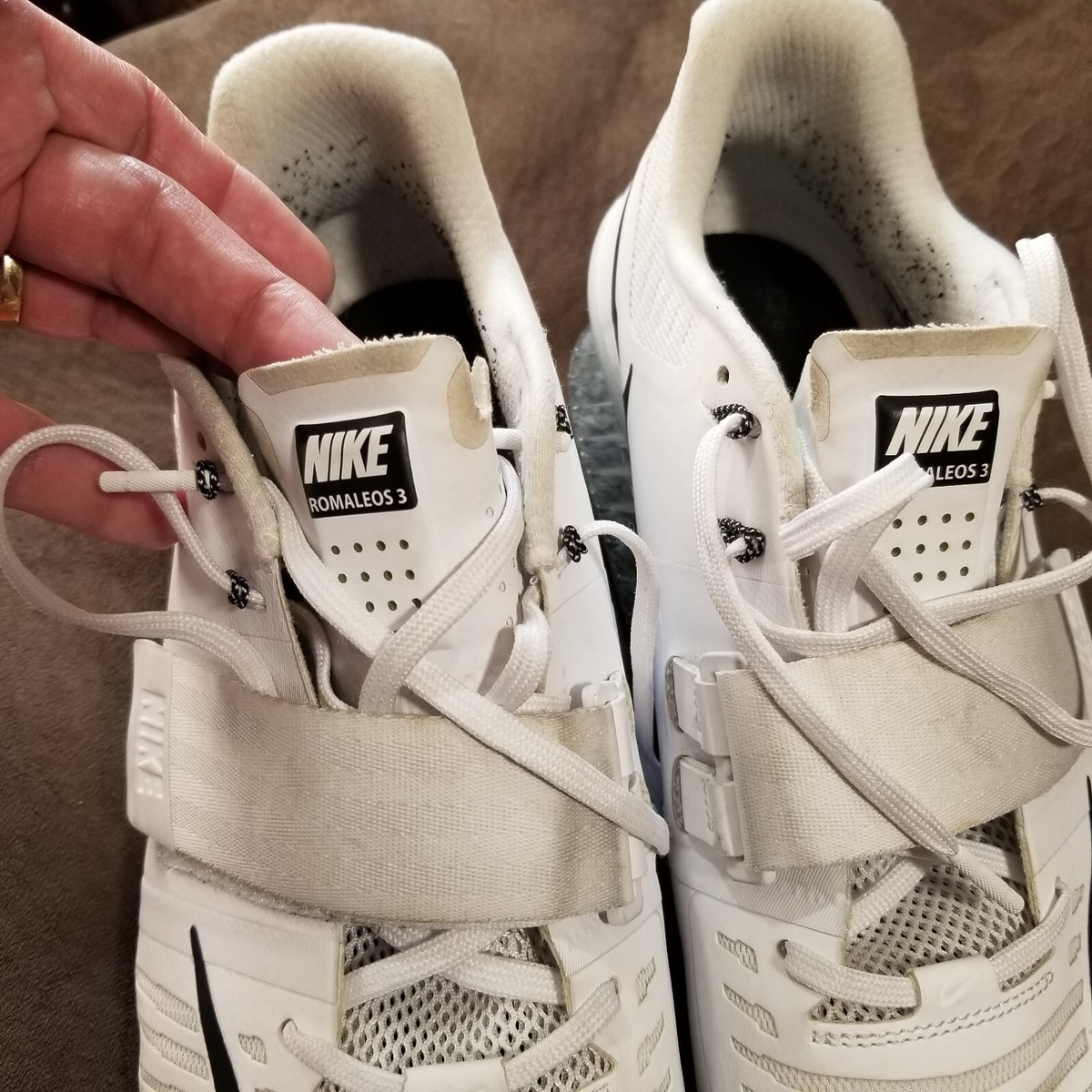 Size 16 - Nike Romaleos 3 White - 852933-100 | eBay