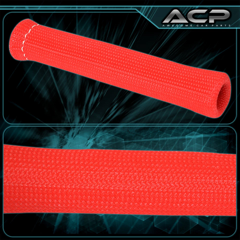 Para BMW Bujía Cable Bota Alto Aislador de Calor Escudo Arrastre 1200° Grados Rojo Foto 2 de 3