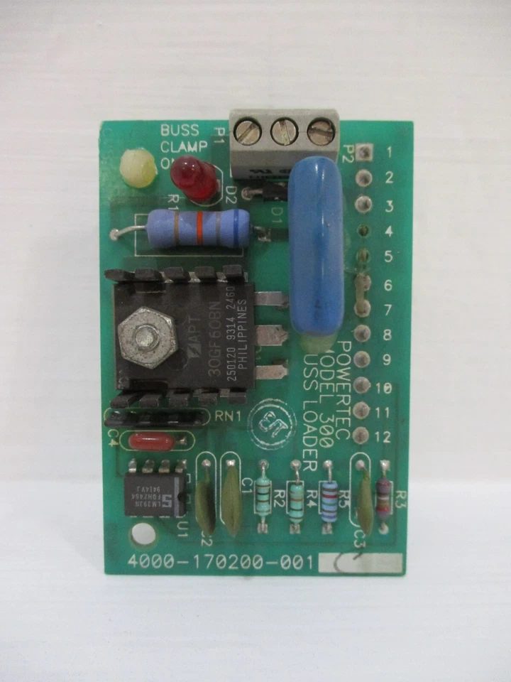 Powertec 4000-170200-001 Rev C Model 300 Buss Loader Board Card PCB PLC - Image 2 of 4