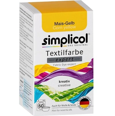 Simplicol Textilfarbe expert Mais-Gelb 150g - Farbe zum Färben - Bild 1 von 4
