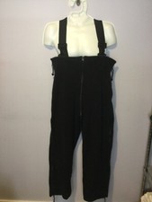 NWT USGI POLARTEC FLEECE COLD WEATHER OVERALLS  MEDIUM SHORT REG  BLACK