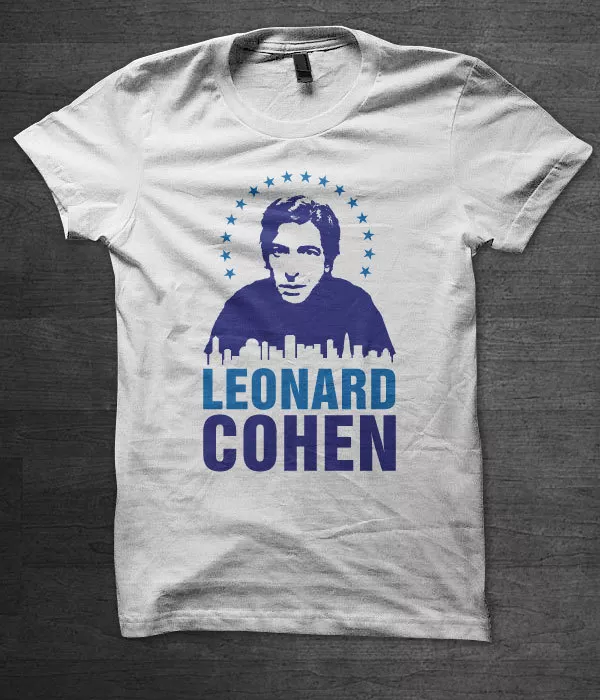 Leonard cohen t outlet shirt